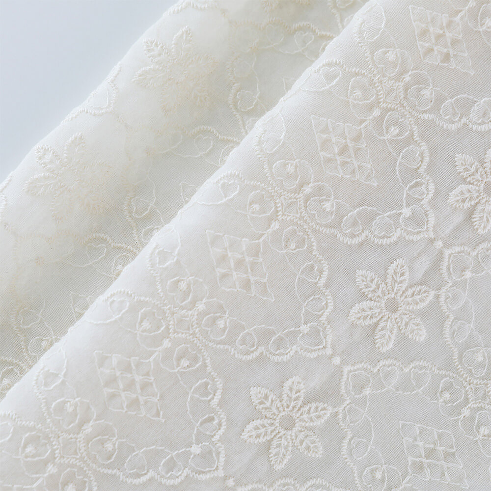 Embroidered Fabric Dress Diamond Polyester for Women's Wear Wholesale 8